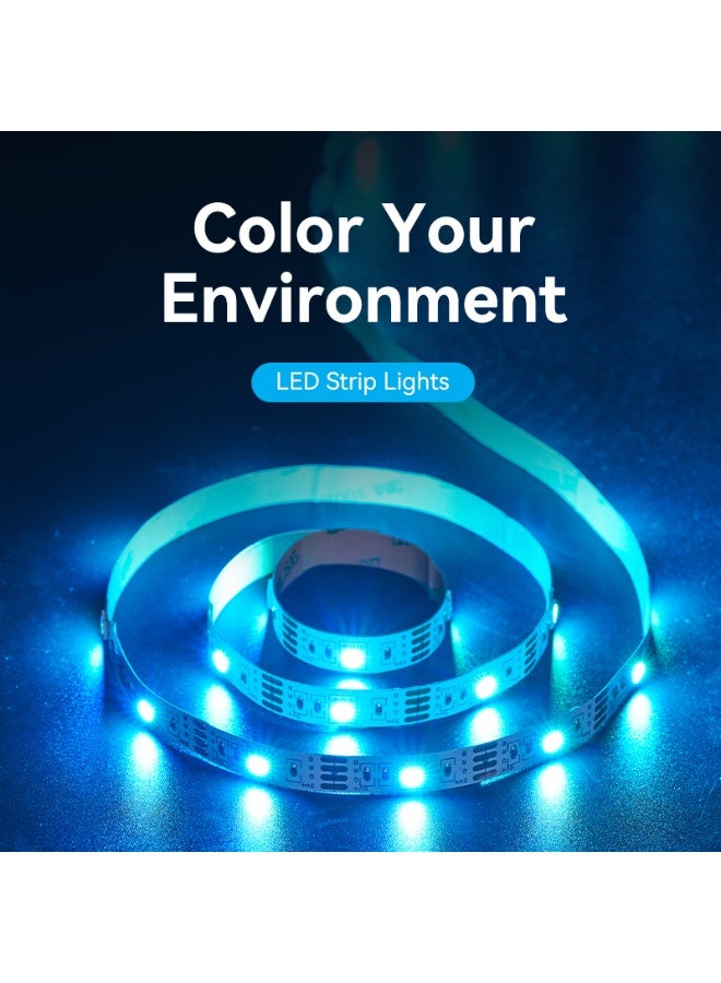VENTION RGB FPC LED Strip Lights with IR Remote and USB 5V Power Supply 5M White Reel Model # PAAWJ - Image 2
