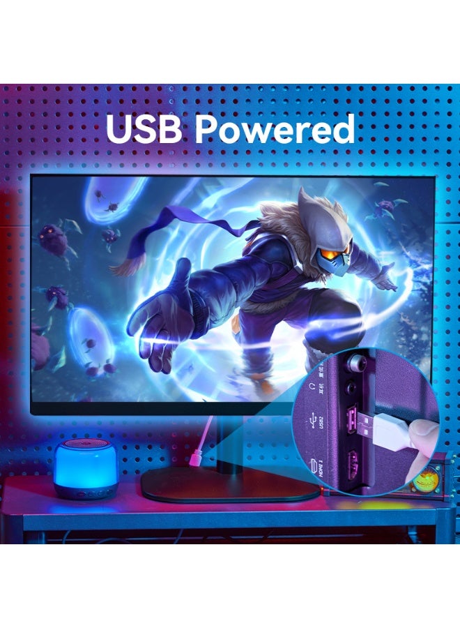 VENTION RGB FPC LED Strip Lights with IR Remote and USB 5V Power Supply 5M White Reel Model # PAAWJ - Image 5