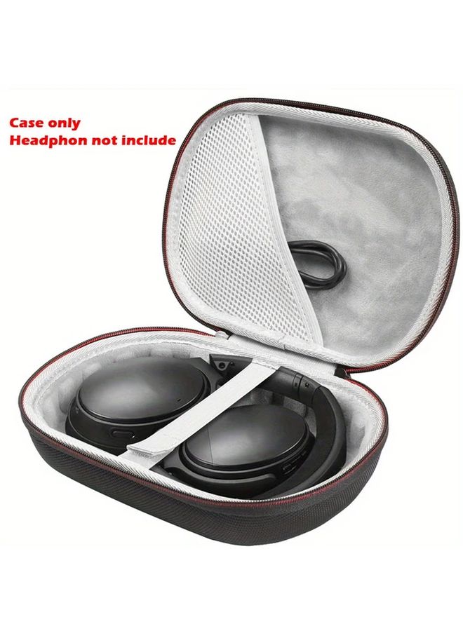 Black Hard Case for TUNE and Live Series Headphones Travel Friendly Carrier - Image 1