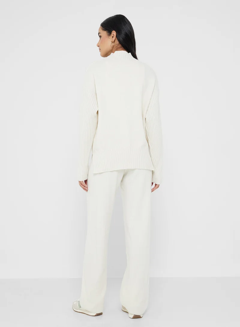 جينجر بيسيكس Cable Knit Sweater & Pant Coord Set