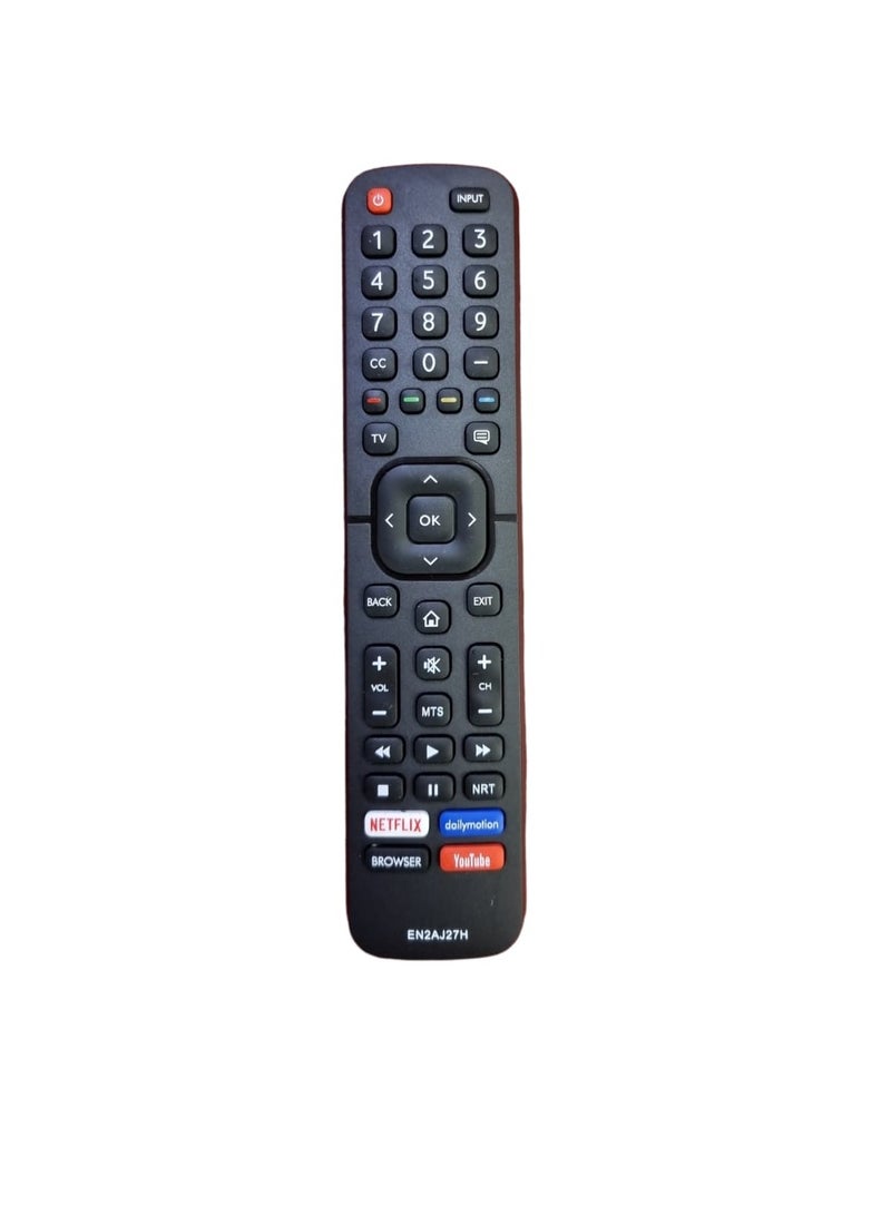 Replacement Remote Control For Hisense Smart tv Black