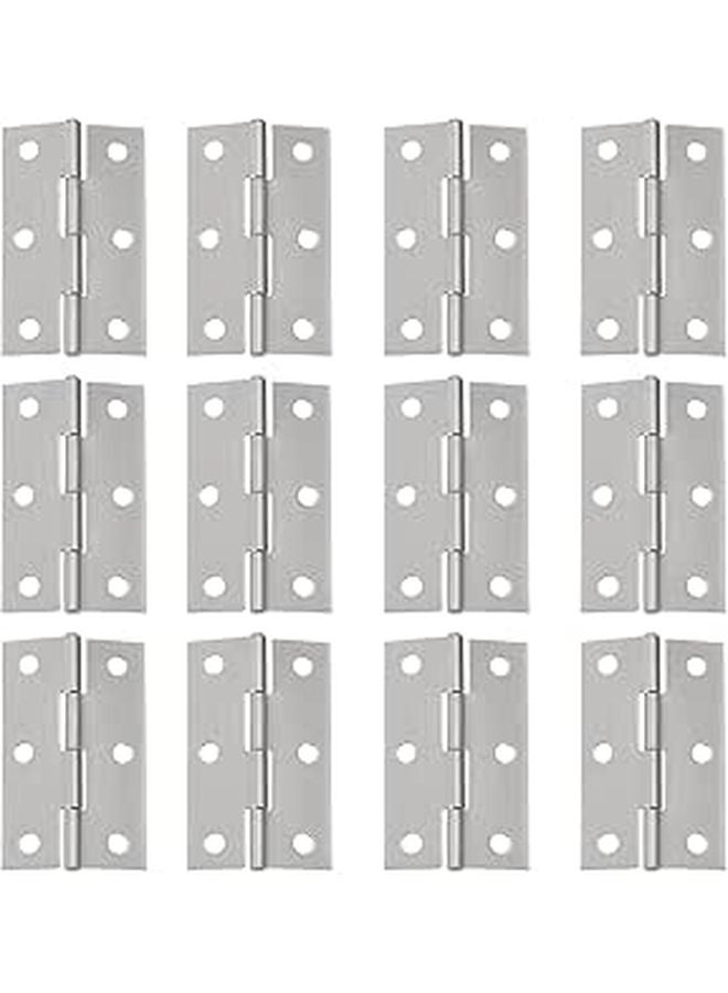 2 5 Inch 20Pcs Stainless Steel Door Hinges Universal Cabinet Window Furniture Hardware - Image 1
