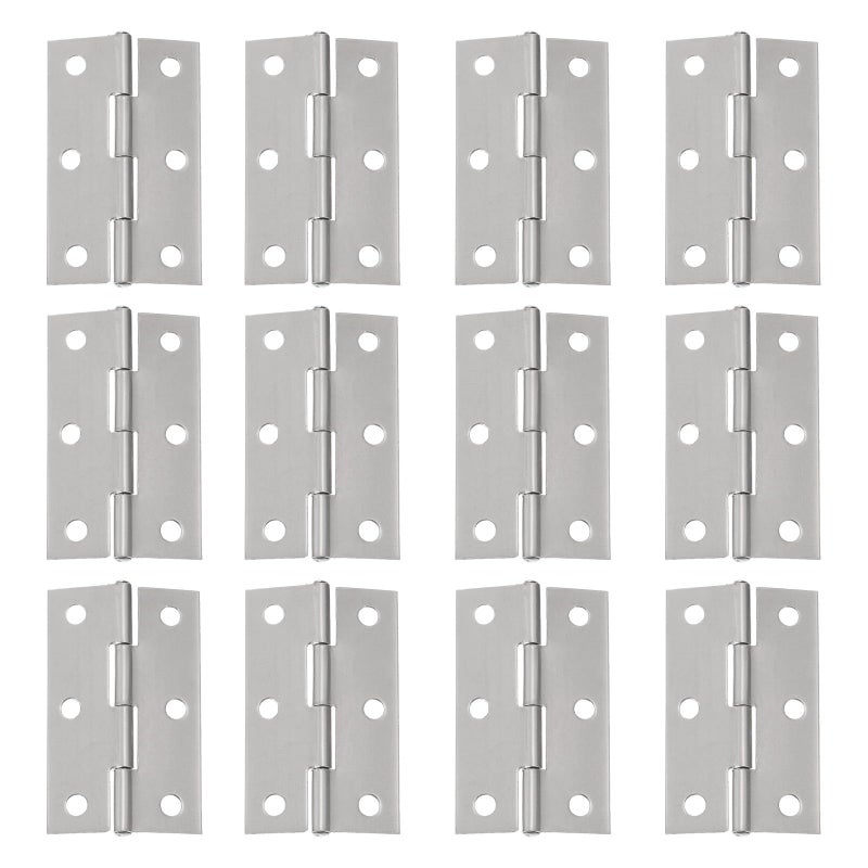2 5 Inch 20Pcs Stainless Steel Door Hinges Universal Cabinet Window Furniture Hardware - Image 2