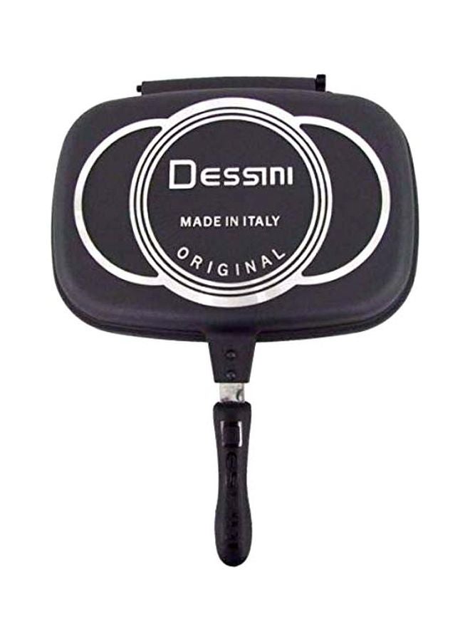 DESSINI Double Grill Pan Black/Silver 40cm - Image 1