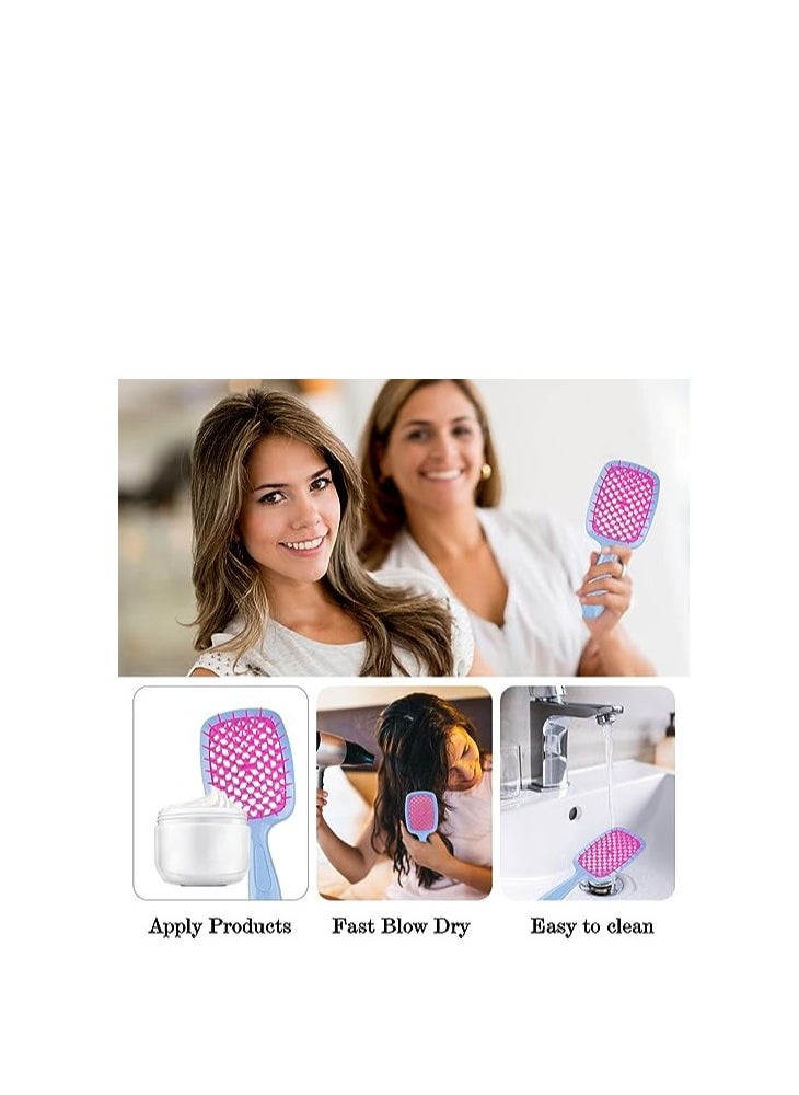 ORiTi ORiTi Hair Brush Comb For Hair Detangling Hair Brush Women Hair Styling Brush Hairbrush For Fine Hair Massage Comb Straw Hair Brush Vented Hair Brush  - Image 2