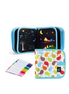 ARCOON ARCOON Erasable Drawing Board for Kids, Toys for Toddlers Aged 3 to 8 Years, Reusable Drawing Book with 12 Colored Markers, Educational Learning Toys for Kids, Birthday Gifts.  - Image 1