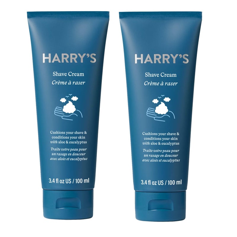 Harry's Shaving Cream - Shaving Cream for Men with Eucalyptus - 2 pack (3.4 oz) - Image 1