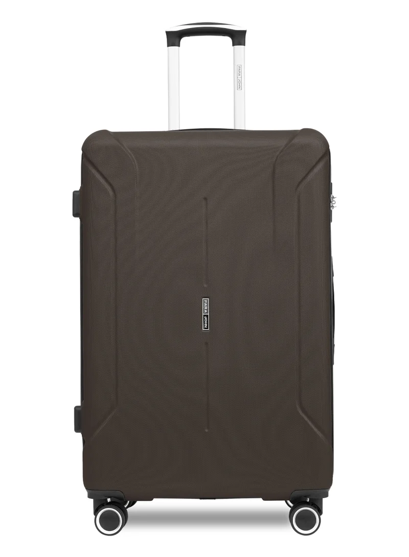 PARAJOHN Spectrum 2-Piece Luggage Set – Lightweight ABS Hard Shell Suitcase, 20” Carry-On & 28” Check-In Trolley Bag with 360° Spinner Wheels & TSA Lock - Dark Grey