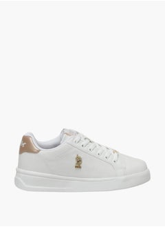 U.S. Polo Assn. Women's Logo Detail Lace-Up Sneakers  - Image 2