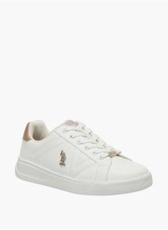 U.S. Polo Assn. Women's Logo Detail Lace-Up Sneakers  - Image 1