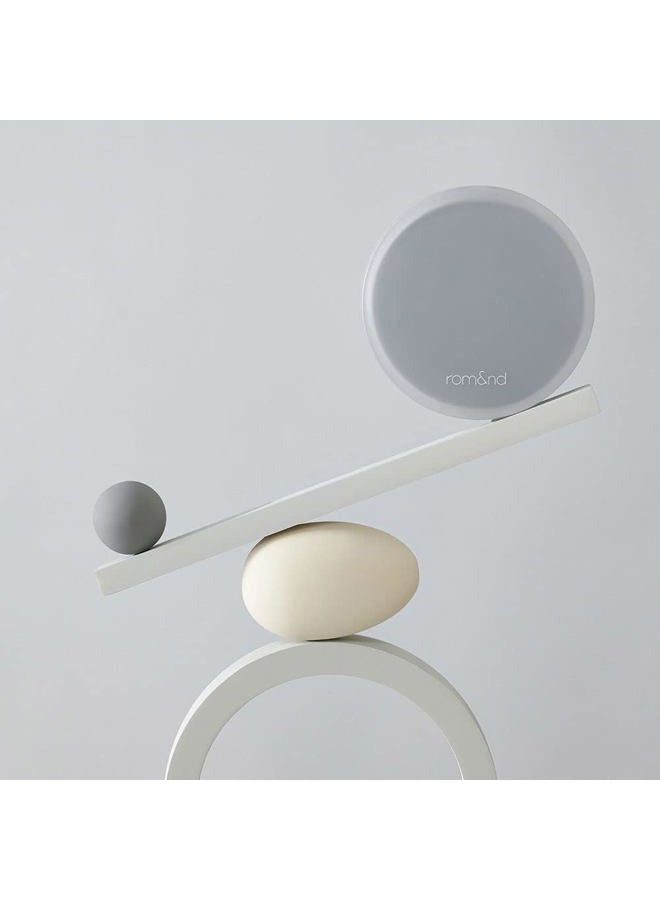 Rom&nd Nu Zero Cushion (02 Pure 21) Long Lasting, High Coverage, Semi Matte Finish, Flawless Complexion Without Cakey Face, Makeup Base and Fixer, Thinly Layered, Korean Cushion Foundation - Image 3