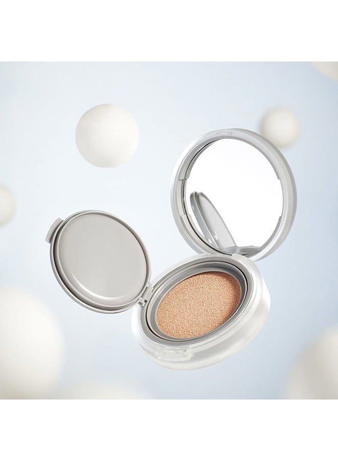 Rom&nd Nu Zero Cushion (02 Pure 21) Long Lasting, High Coverage, Semi Matte Finish, Flawless Complexion Without Cakey Face, Makeup Base and Fixer, Thinly Layered, Korean Cushion Foundation - Image 2