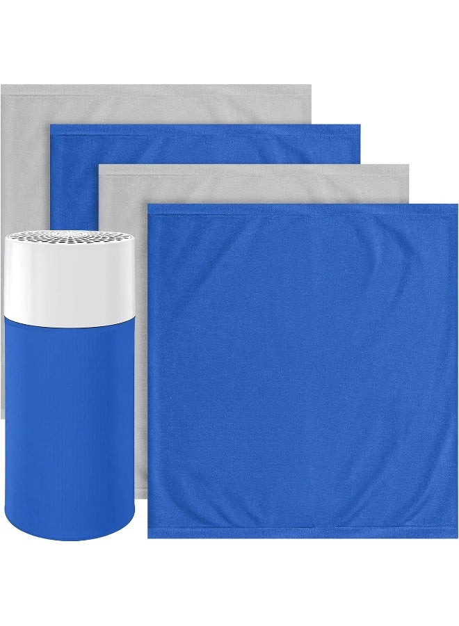 Cabiclean 4 Pack 411 Replacement Washable Pre-Filters For Blueair Blue Pure 411, 411+, 411 Auto And Mini Air Purifier, Removes Pollen, Dust, Pet Dander, 2 X Lunar Rock + 2X Diva Blue - Image 2