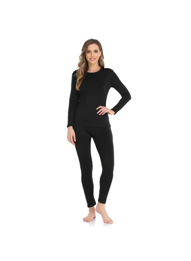general Thermal Underwear for Women Long Johns with Fleece Lined Base Layer Women Cold Weather Top Bottom - Image 1