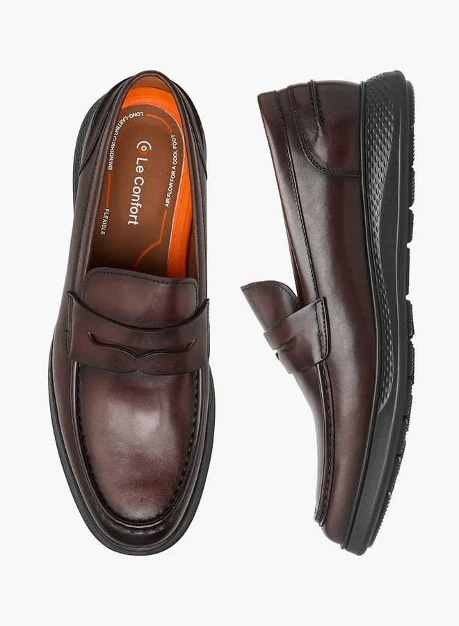 Le Confort Men Solid Slip-On Loafers