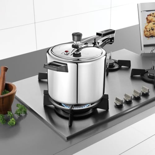 Shri & Sam TriPly 18/8 Stainless Steel Inner Lid Pressure Cooker, 3 Litre, with Extra Safety Valve, Induction and Gas Ready, Silver, 5-Year Warranty - Image 2