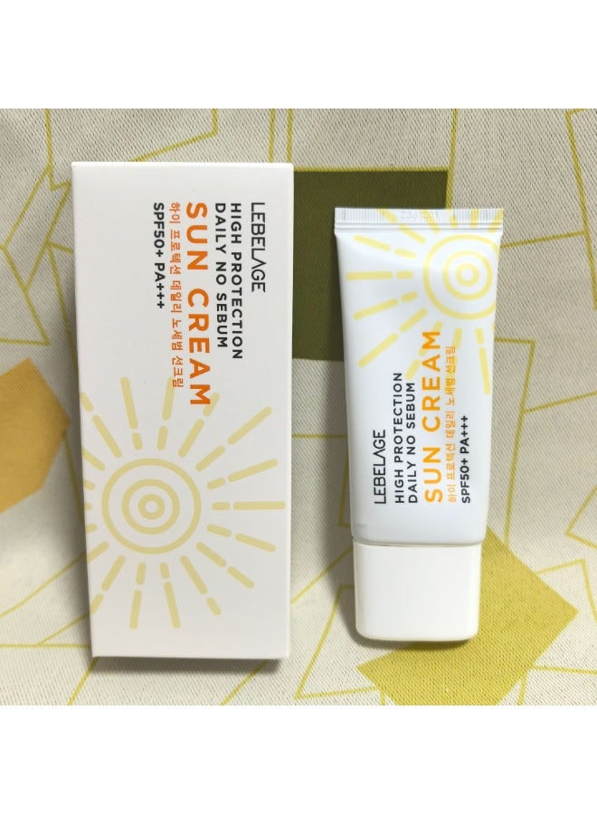 Lebelage High Protection Daily No Sebum Sun Cream 30 ml SPF50+ PA+++ - Image 2