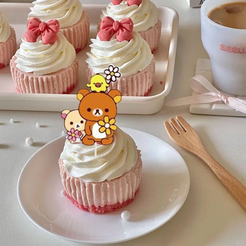 FGY Cute Cake Decorations, Happy Birthday Cake Topper, Party Supplies for Girls, Gifts for Her - Image 5