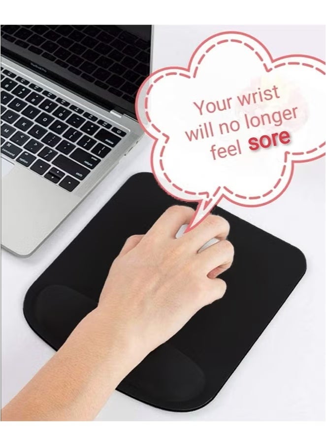 Rock Pow Ergonomic Mouse Pad Wrist Support Comfortable Mouse Pad Wrist Rest Relieve Wrist Pain Gel Mouse pad Non-Slip Rubber Base Mousepad for Laptop - Image 4