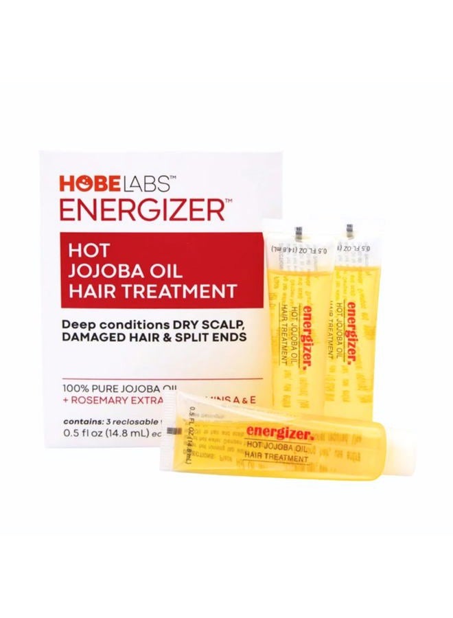 Hobe Labs Energizer Hot Jojoba Oil Hair Treatment - 0.5 fl oz - Image 1