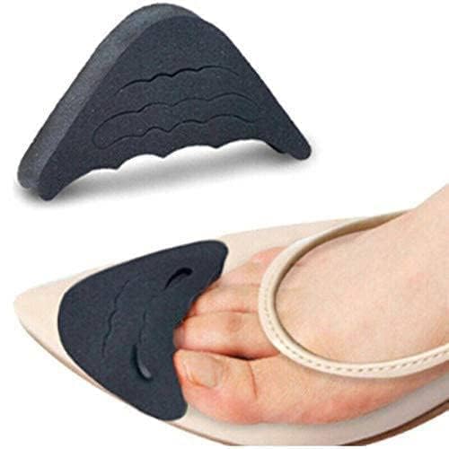 SILENCIO Front Insoles Heel Grips Liner Insert Women High Half Fore foot Toe Plug Cushion Pain Relief Protector Big Shoes Filler Adjustment Shoe Inserts for Men or heel liner front 1 Pair - Image 1