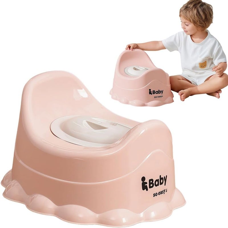 MLADEN Potty Training Seat for Kids - Antislip Toilet Seat with Handles and Backrest - Image 1