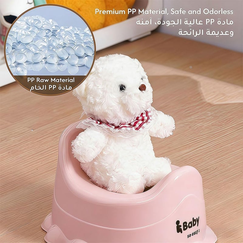 MLADEN Potty Training Seat for Kids - Antislip Toilet Seat with Handles and Backrest - Image 4