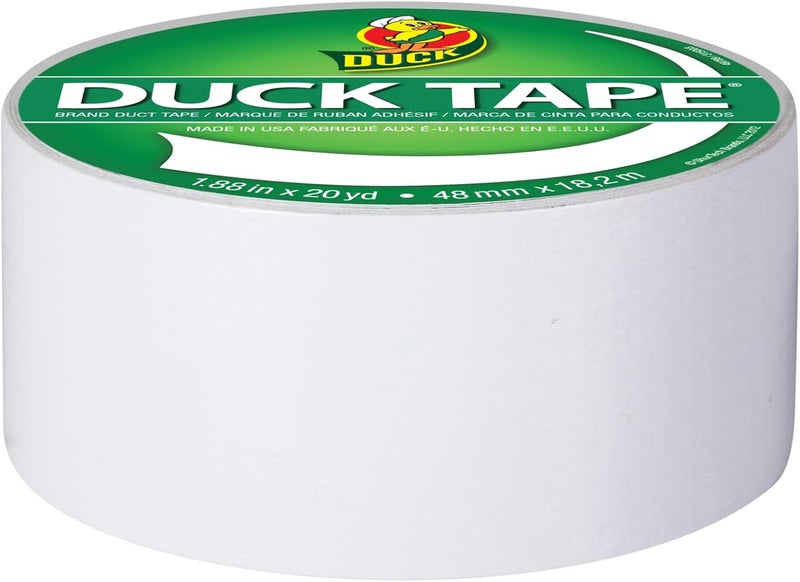 Duck 1265015 1.88" X 20 Yd Winking Tape, Single Roll, White - Image 2