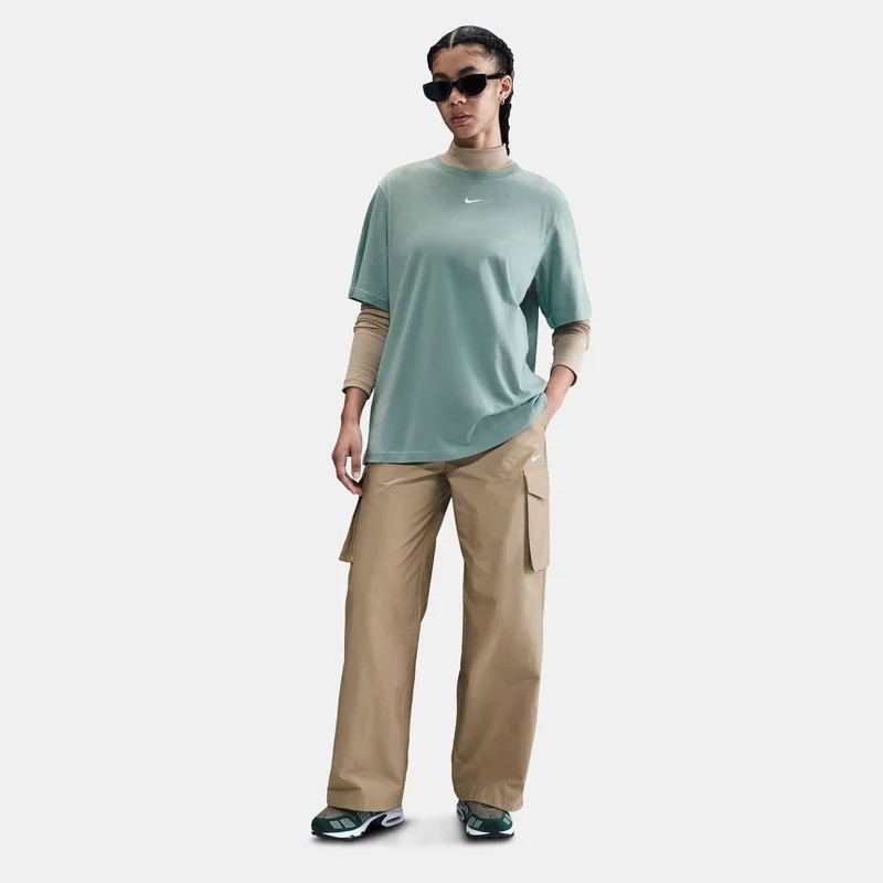 Nike Grey Women's Sportswear Essential T-Shirt for Women | Best Price UAE