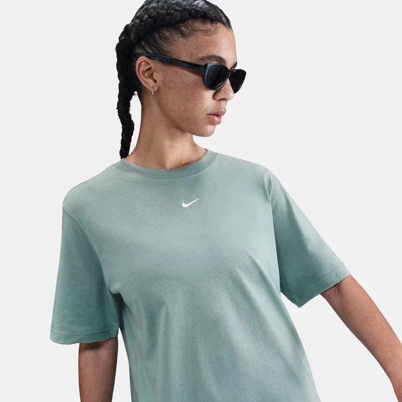 Nike Grey Women's Sportswear Essential T-Shirt for Women | Best Price UAE