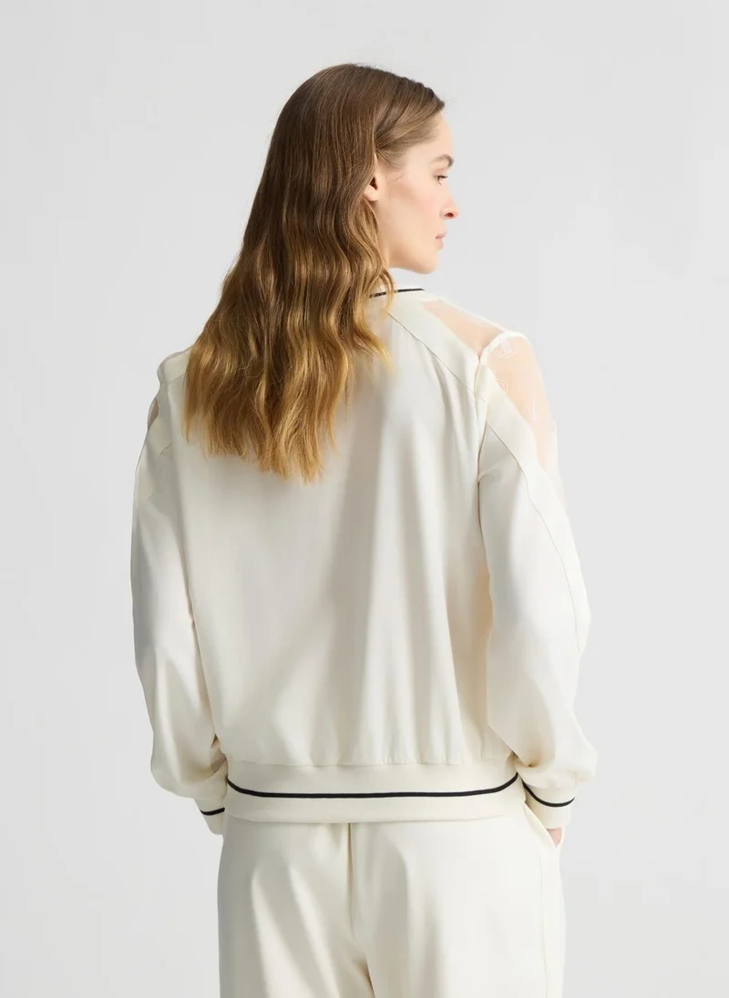 ليو جو V-neck sweatshirt