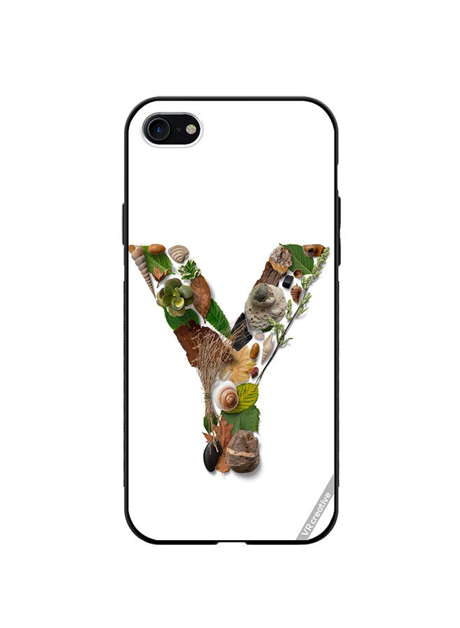 VR CREATIVE Protective Case Cover For Apple iPhone SE (2022) Alphabet Y Design Multicolour - Image 1