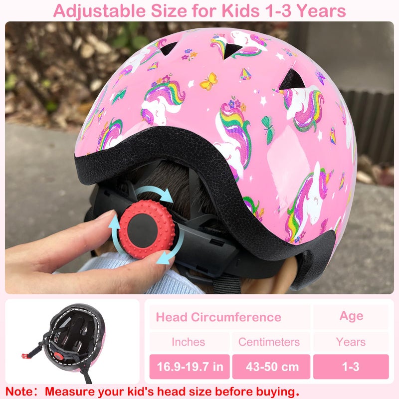 Lemmeko Toddler Helmet, Baby Infant Kids Bike Helmet for Kids Age 1-3/2-4/3-5/5-8 Adjustable Toddler Bike Helmets for Boys Girls for Scooter Skateboard Cycling - Image 2