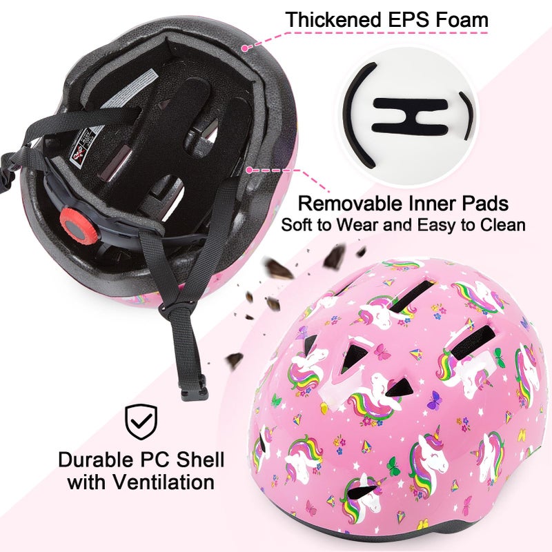 Lemmeko Toddler Helmet, Baby Infant Kids Bike Helmet for Kids Age 1-3/2-4/3-5/5-8 Adjustable Toddler Bike Helmets for Boys Girls for Scooter Skateboard Cycling - Image 4
