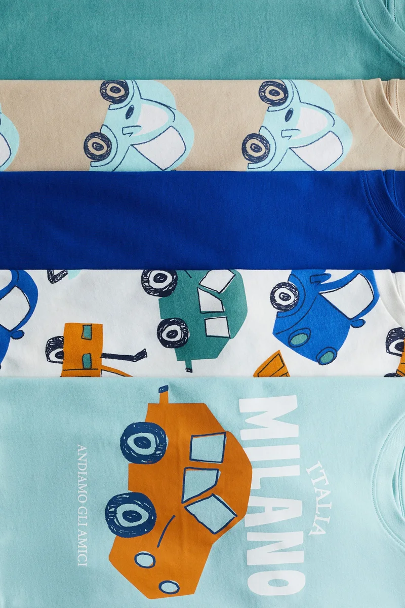 H&M 5-pack jersey T-shirts