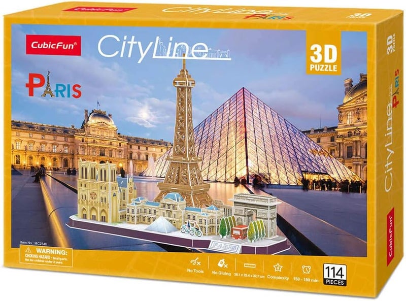 CubicFun Budget friendly premium quality 771MC254 3-D Puzzles Unisex 3 Years & Above,Multi color Global flexible sizing options - Image 2