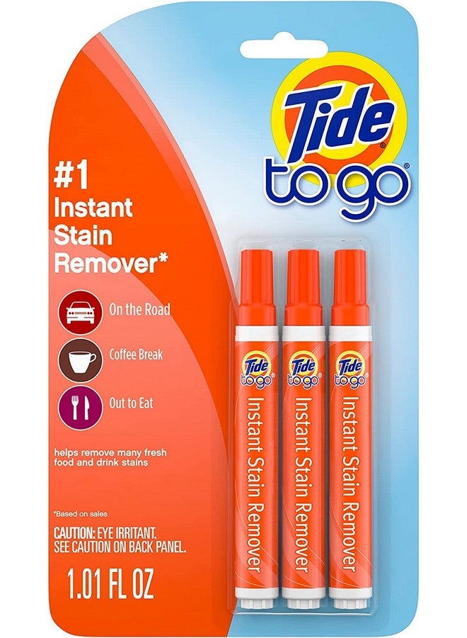 Tide To Go Mini Instant Stain Remover Pen, 3 count - Image 1