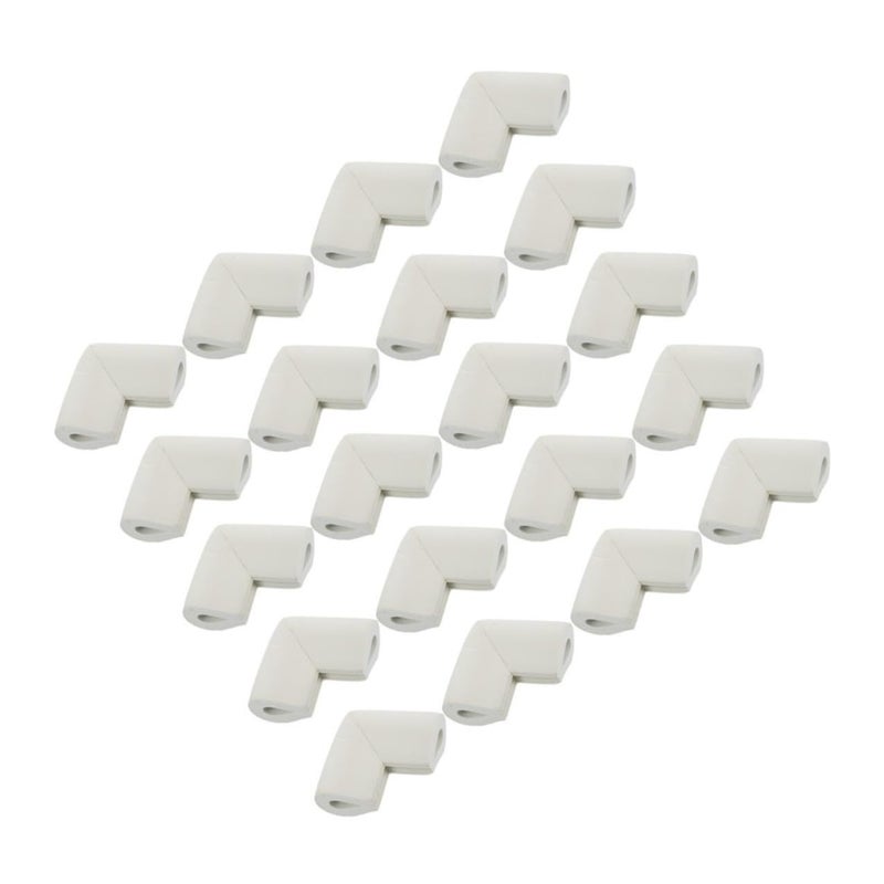 20 White Soft Corner Protectors Cushion Bumpers for Table Edges - Image 2