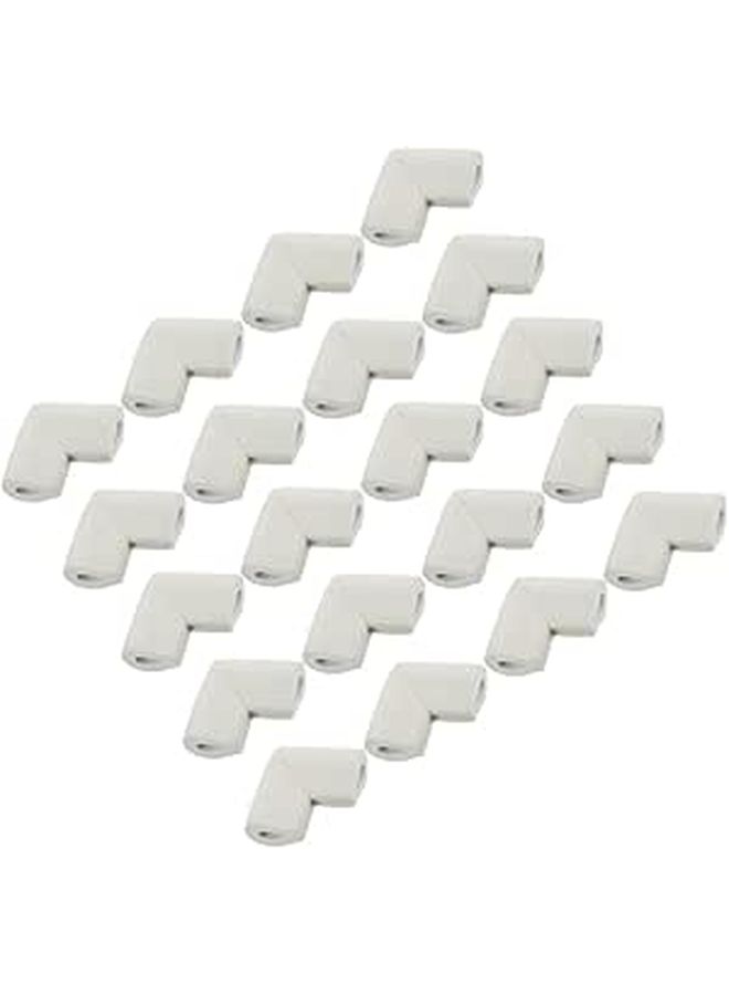 20 White Soft Corner Protectors Cushion Bumpers for Table Edges - Image 1