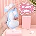FauKait 1pcs Cat Paw Squishy Toy 5 in Big Cute Kawaii Fufu Squishies Sticky Cat Paw Fur Ball Super Soft Stress Relief Funny Fidget Toys Novelty Things Suitable for Adults Kids - Image 4