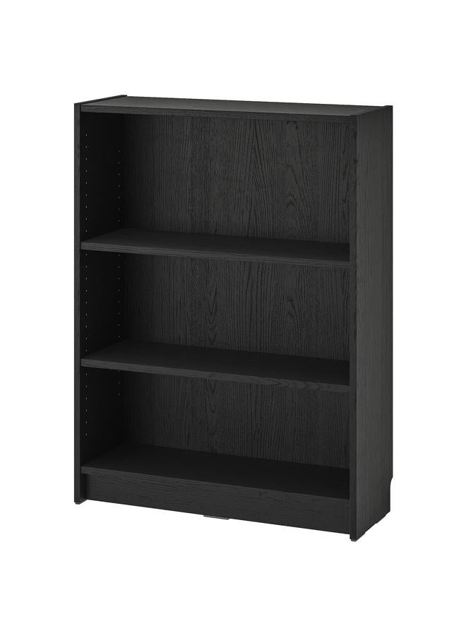 erorex Bookcase, Black Oak Effect, 80X28X106 Cm - Image 1