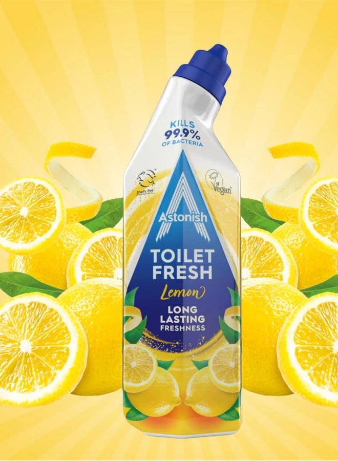 Astonish Toilet Cleaner Fresh Lemon 750ml - Image 2