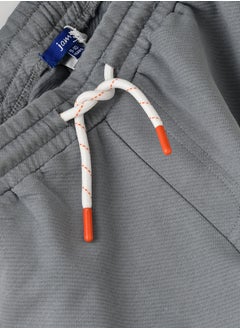JAM Boys Grey Jogger Pants with Side Tape Detail  - Image 4
