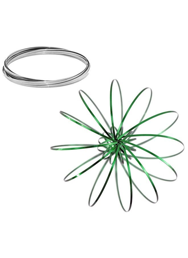 Iconikal Magical Stainless Steel Arm Flow Rings, 2 Pack, Magic Bracelets Arm Magic Kinetic Spring  - Image 2