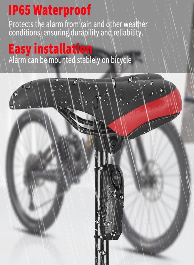 Elecphbo Anti Theft Burglar Bike Alarm with Remote, 110dB Wireless Anti-Theft Vibration Motorcycle Alarm, Door, Window & Vehicle Security Alarm System, Adjustable Sensitivity & Volume, Waterproof - Image 3