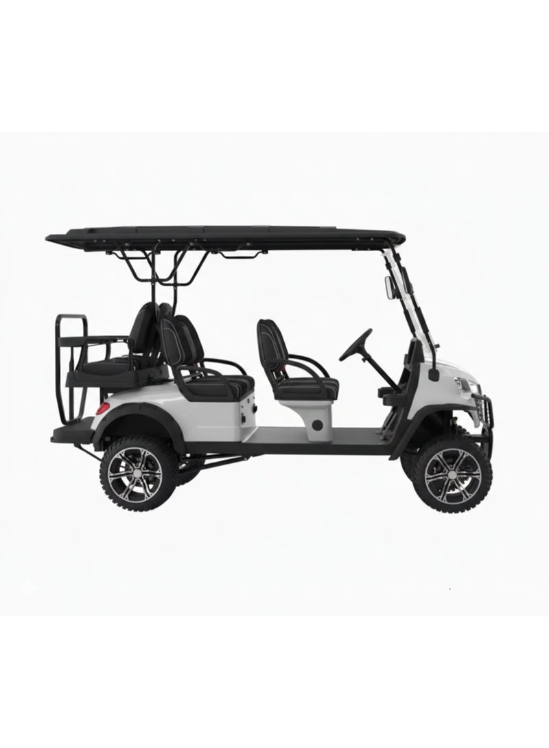 GAZMIN EV | 6-SEATER | GOLF CART | ELECTRIC | HIGH-SUSPENSION | OFF-ROAD TIRES - Image 1