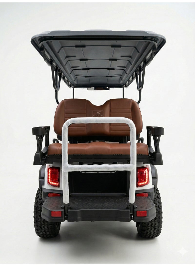 GAZMIN EV | 6-SEATER | GOLF CART | ELECTRIC | HIGH-SUSPENSION | OFF-ROAD TIRES - Image 2