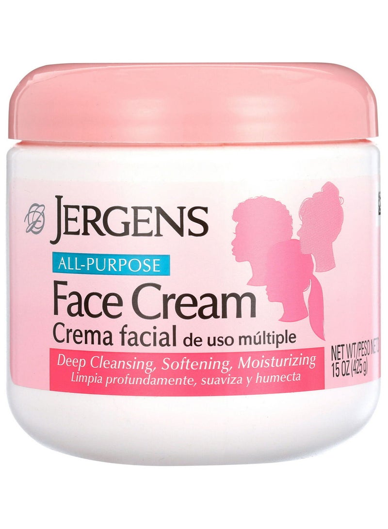 Jergens Face Cream All Purpose 15oz 425g