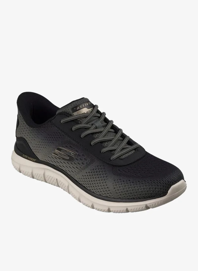 SKECHERS Green Men Track Slip-On Sports Shoes for Men | Best Price UAE