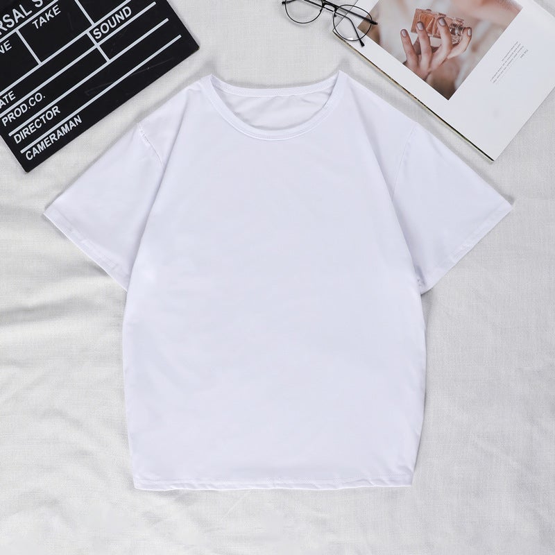 2020 Plus Size Women'S Fat Mm K-Style New Candy Pure Color Loose Casual Slim Top Short-Sleeved T-Shirt Half-Sleeved - Image 1